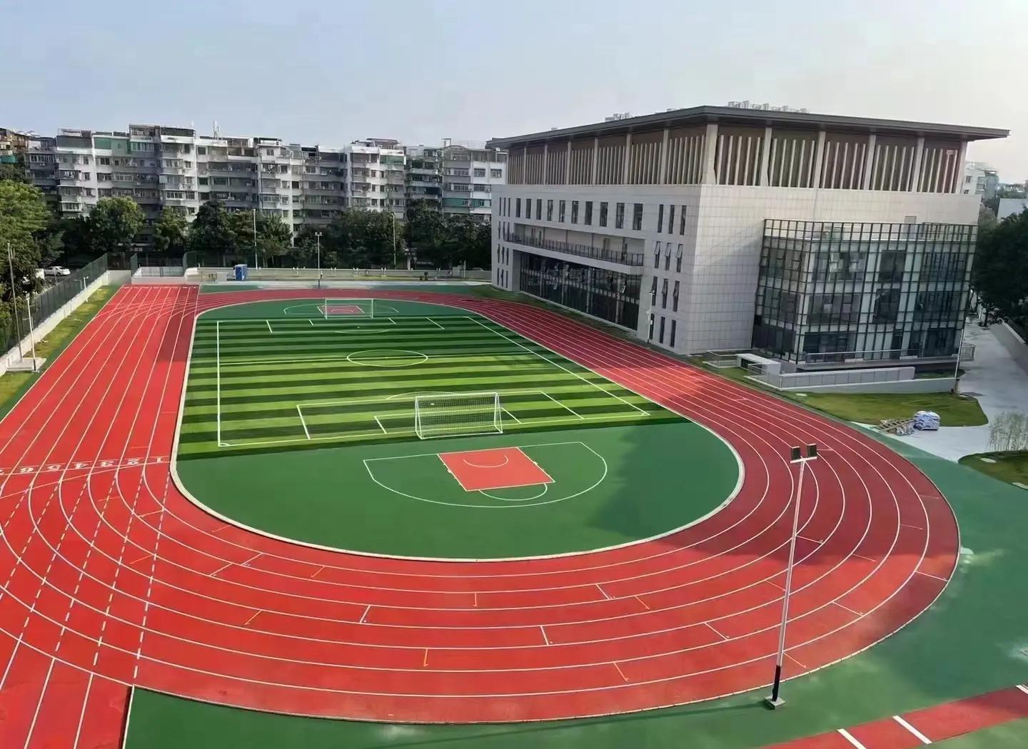 咸阳市人造草坪塑胶篮球场 - 厂家